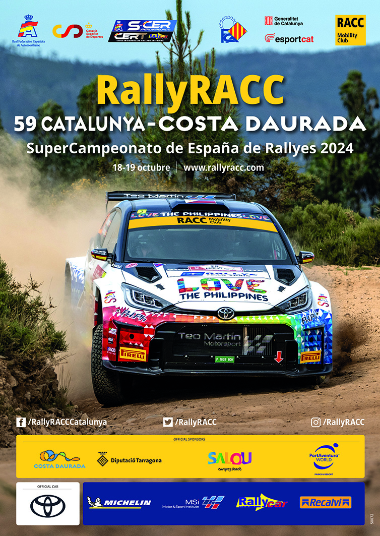 Cartel oficial RallyRACC 2024